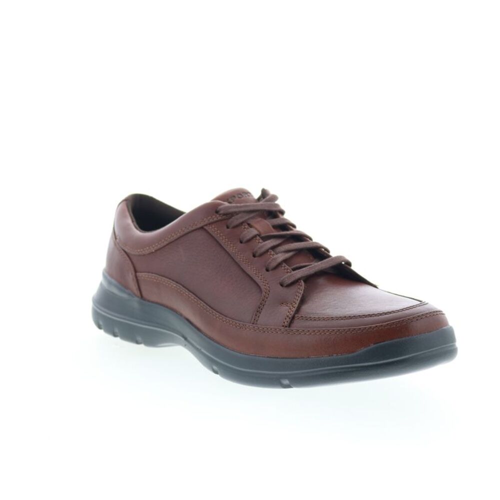Rockport Mens Junction Point Lace To Toe Brown Shoes (NWT) - Picture 2 of 7